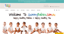 Desktop Screenshot of gummybabies.com.au